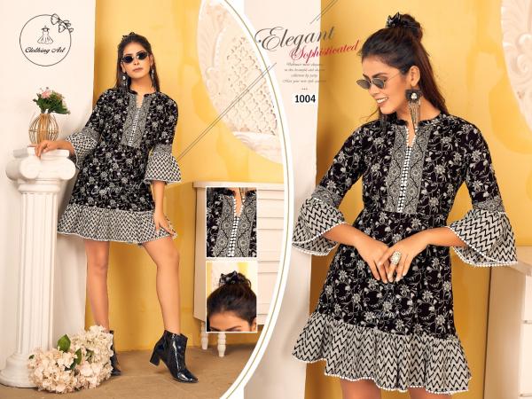 Shivay 01 Designer Tunic Wear Cotton Top Collection